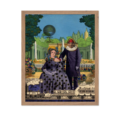 Vintage Garden Couple