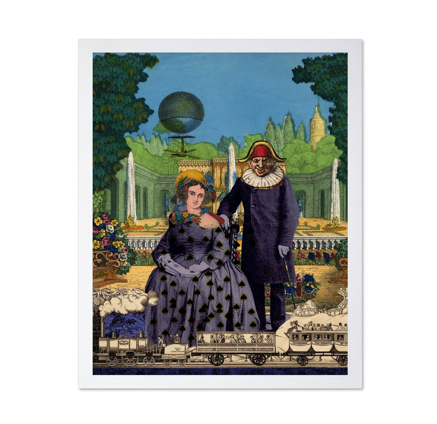 Vintage Garden Couple