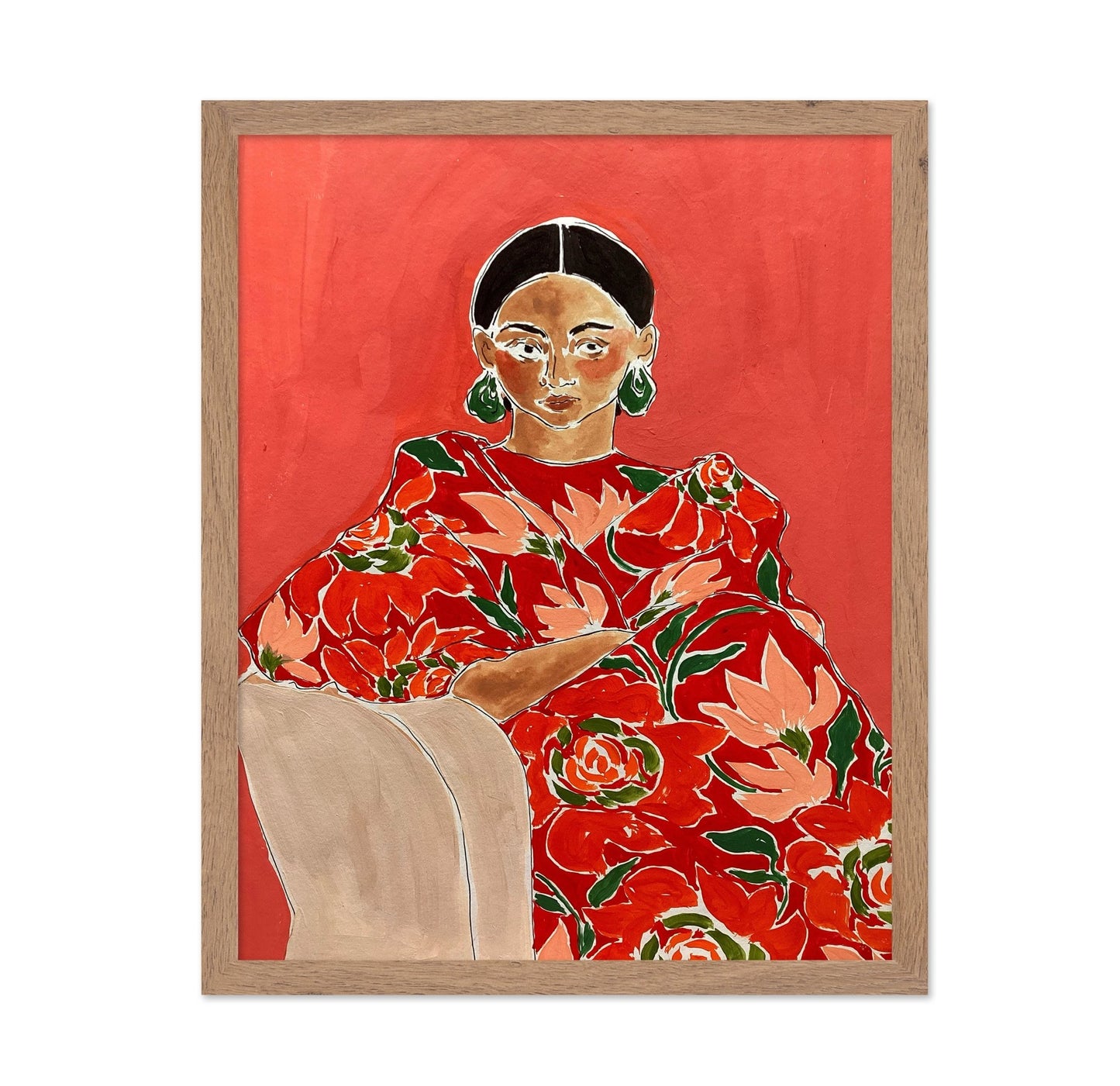 Floral Dress Portrait