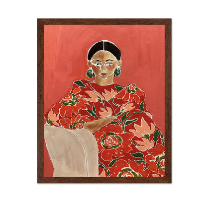 Floral Dress Portrait