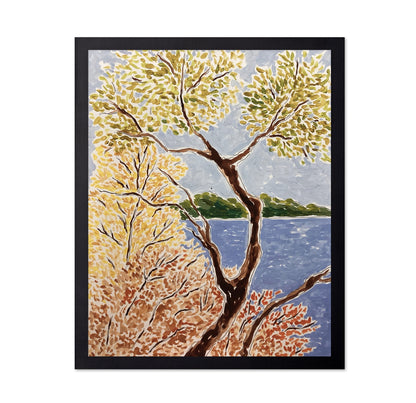 Autumn Lakeside Trees