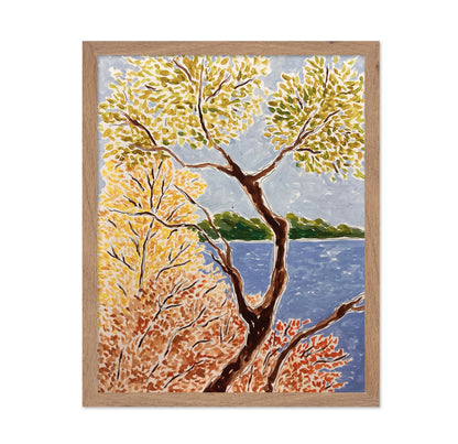 Autumn Lakeside Trees