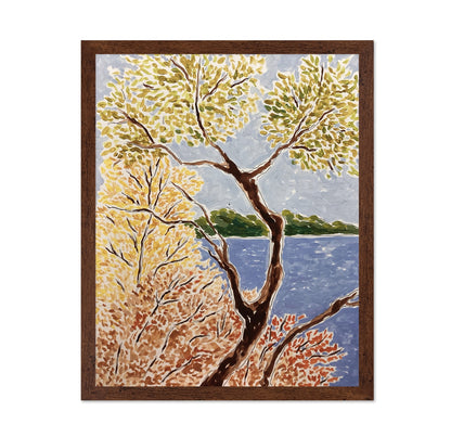 Autumn Lakeside Trees