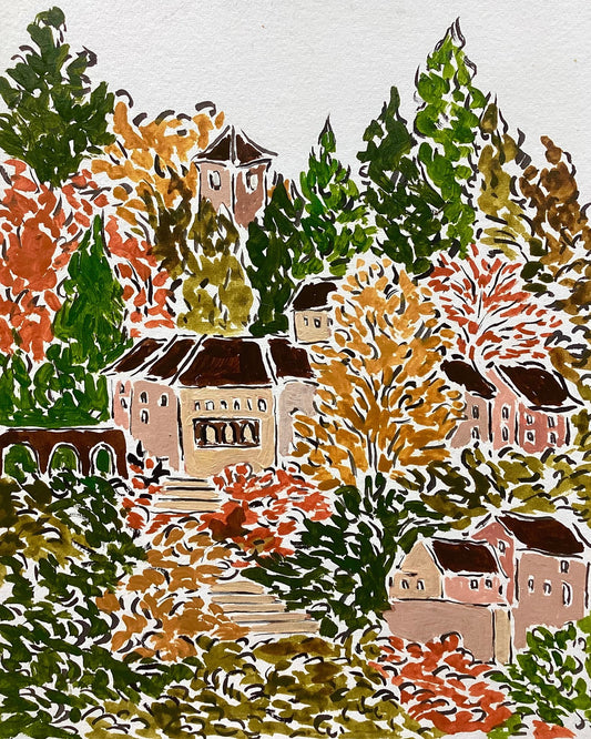 Bavarian Autumn Village