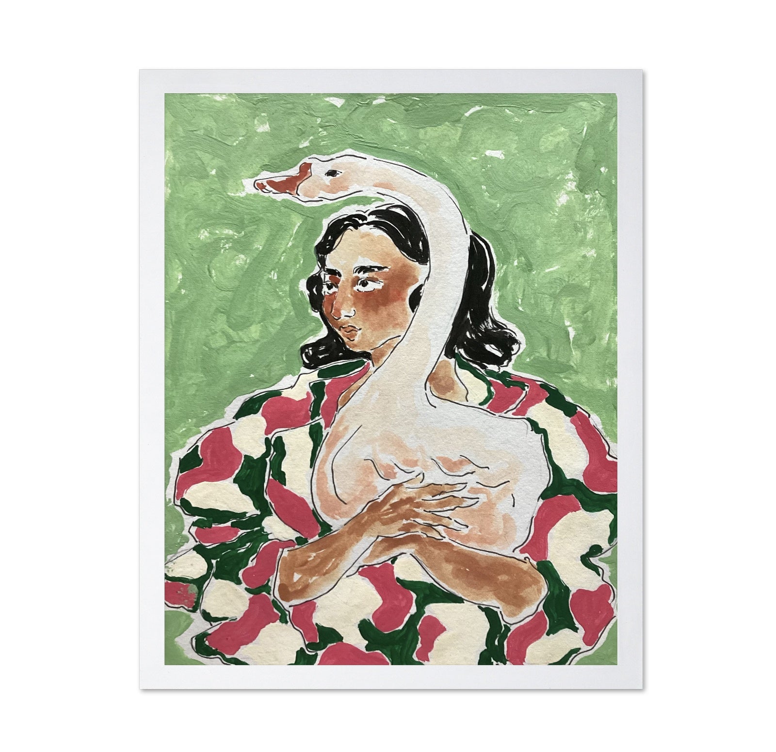 Girl With Swan