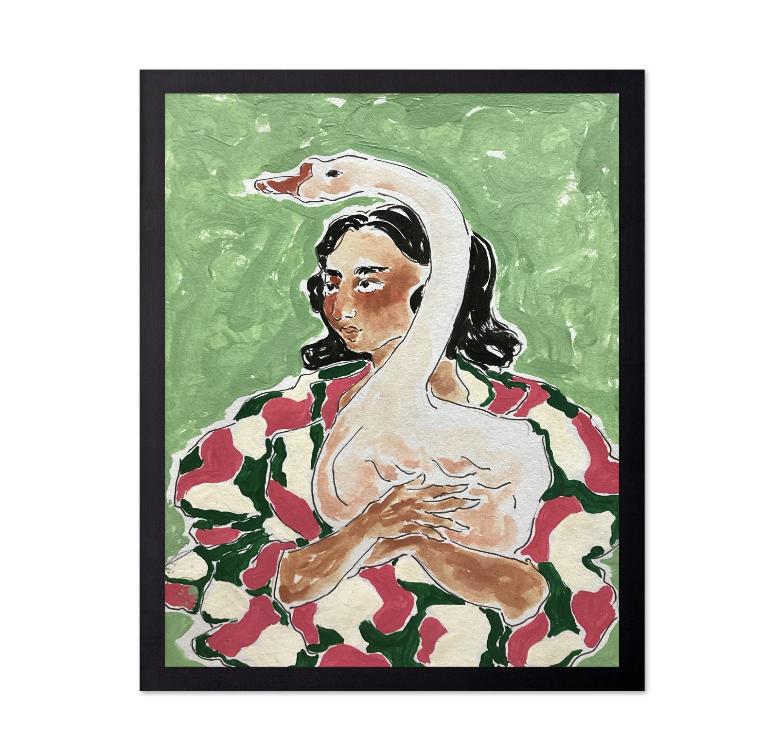Girl With Swan