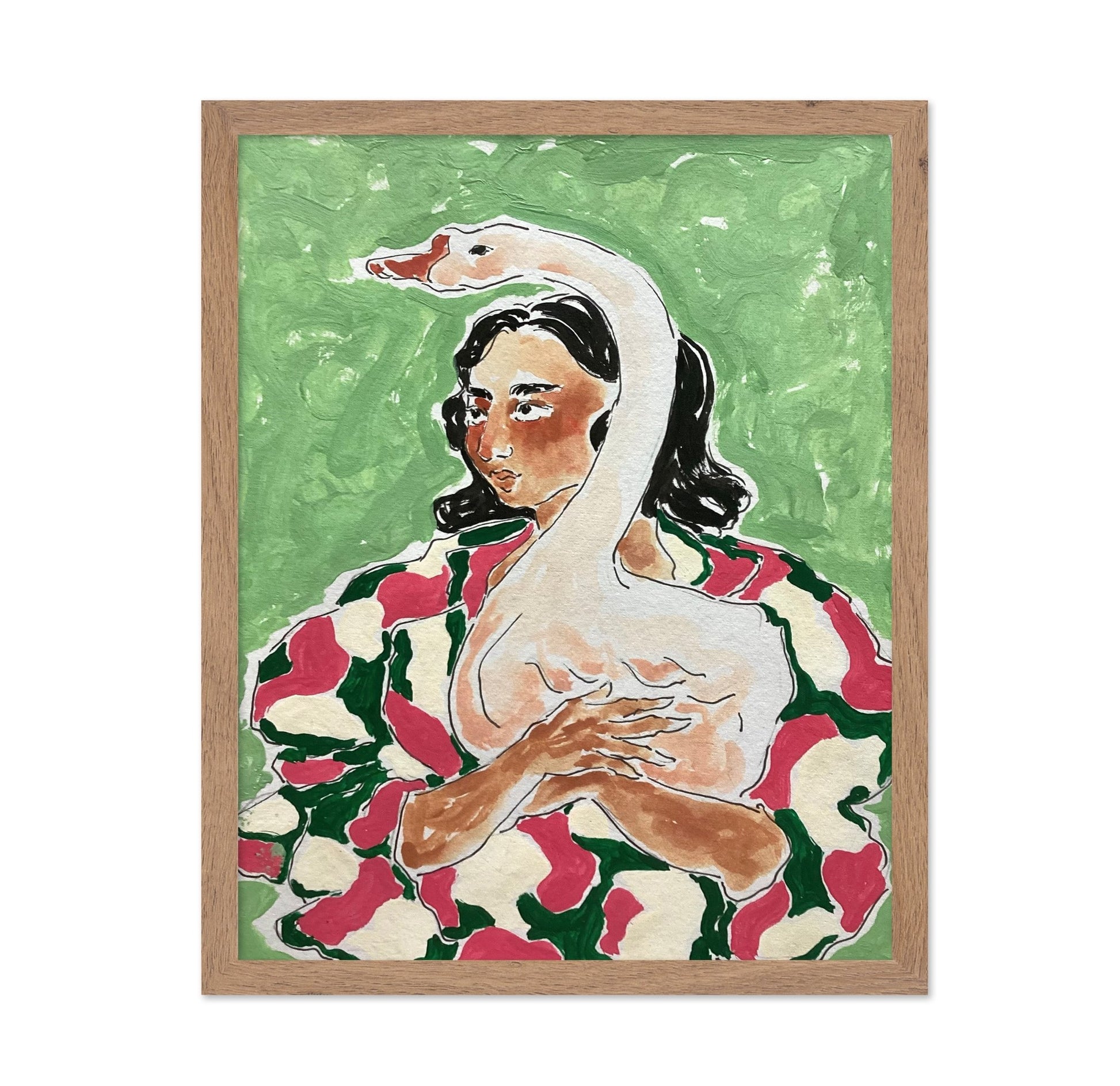 Girl With Swan