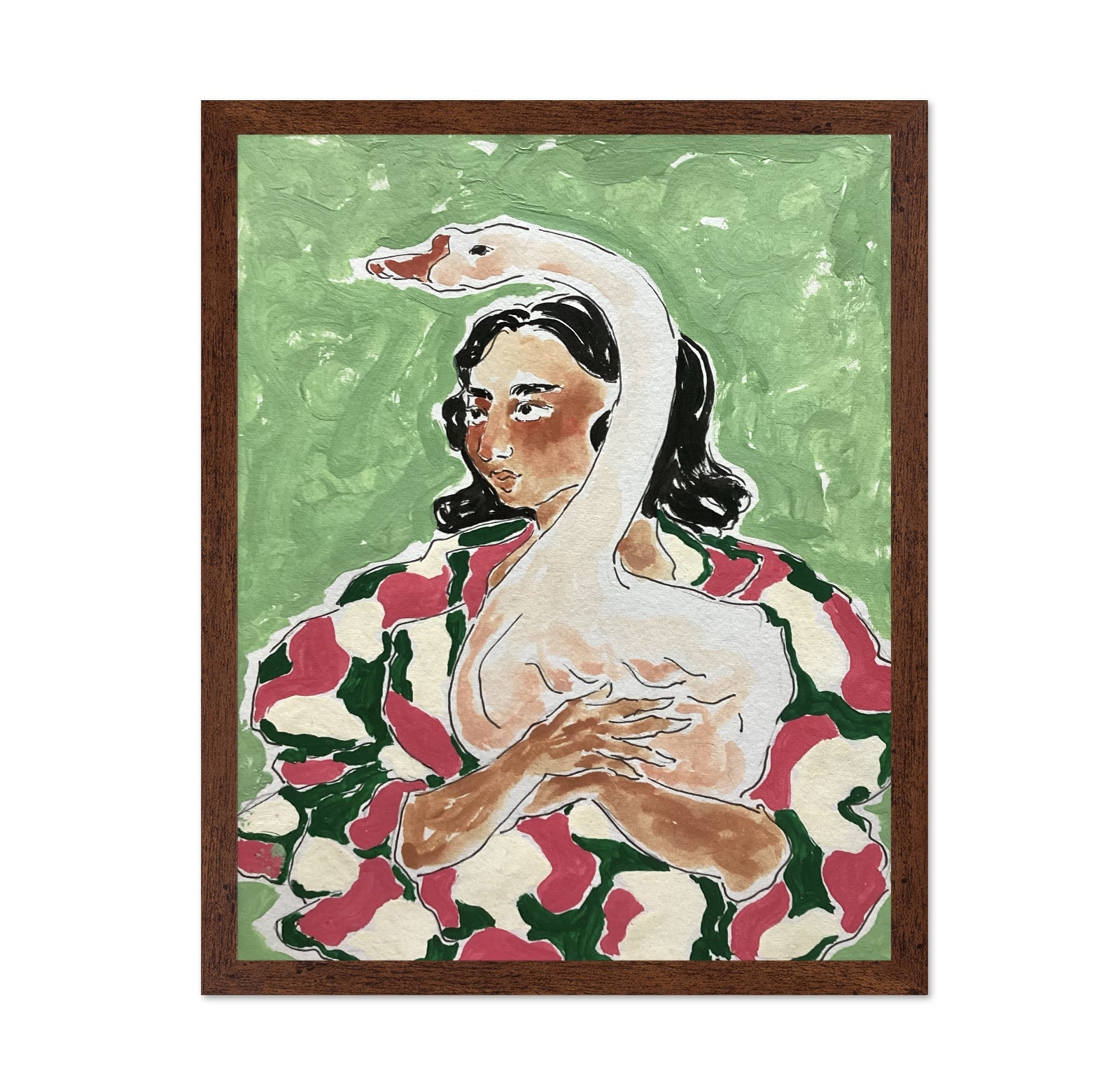 Girl With Swan