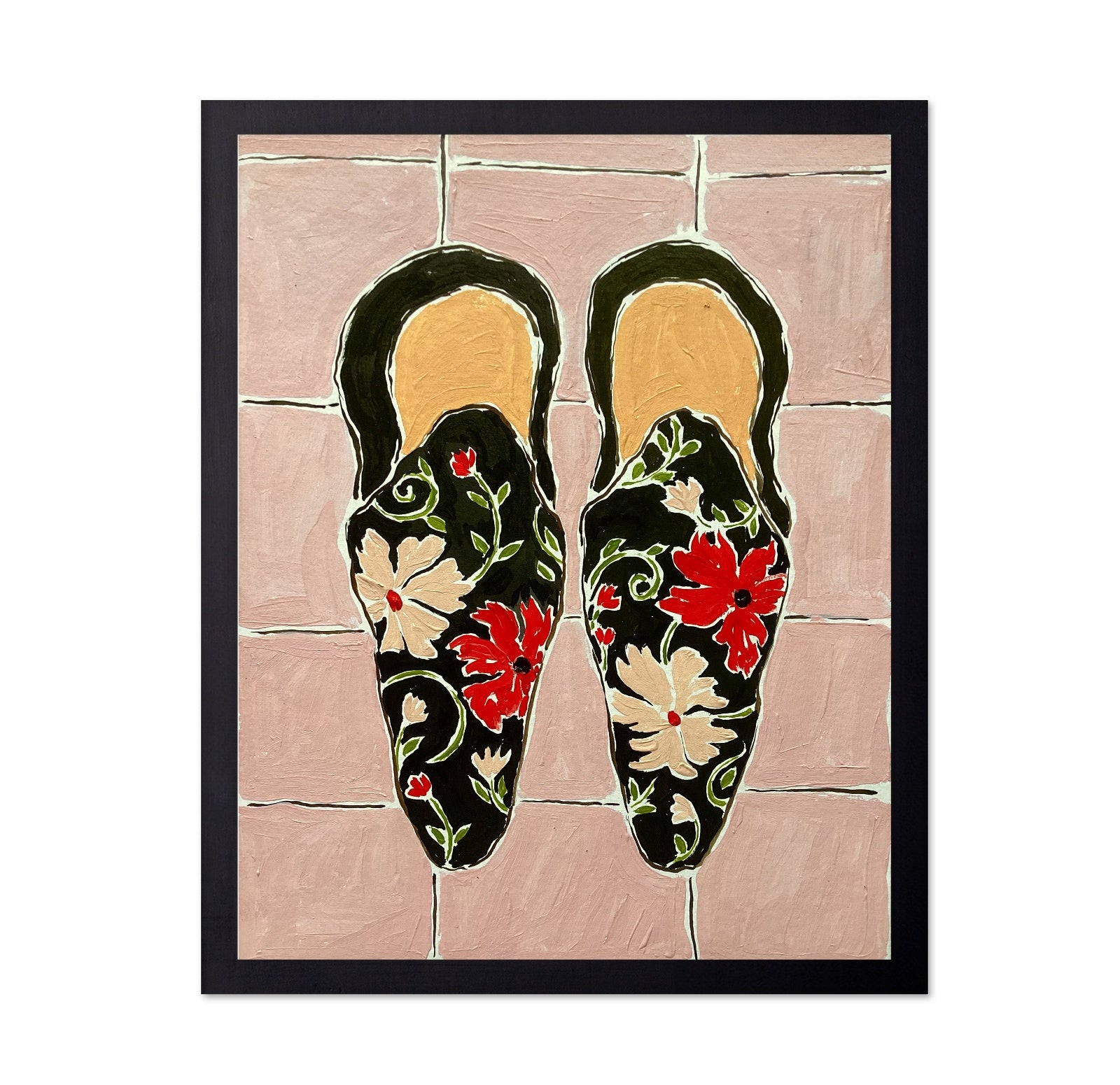 Floral Slip Shoes
