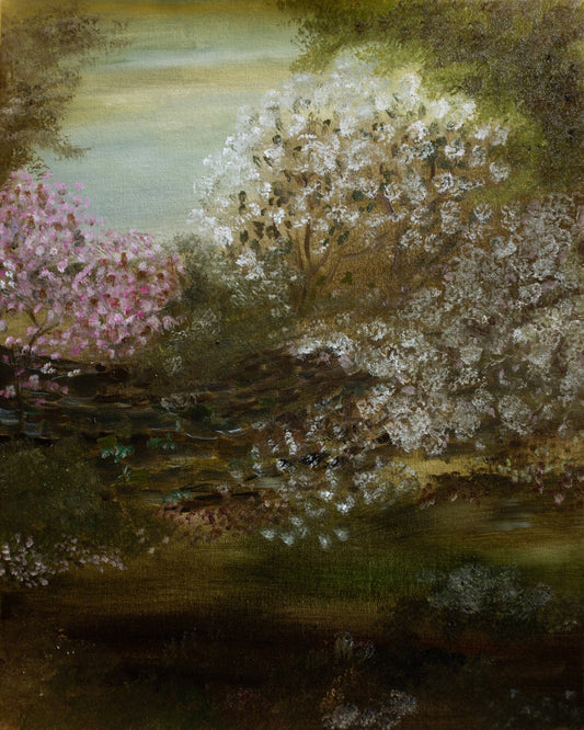 Blooming Garden Scene