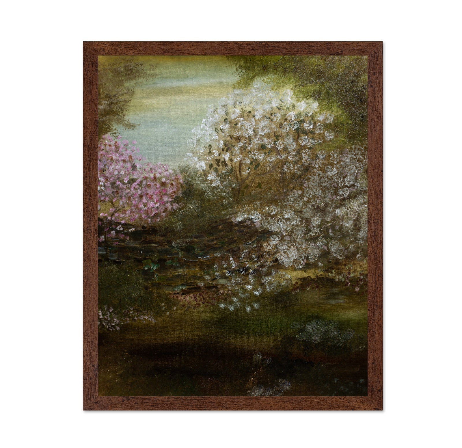 Blooming Garden Scene