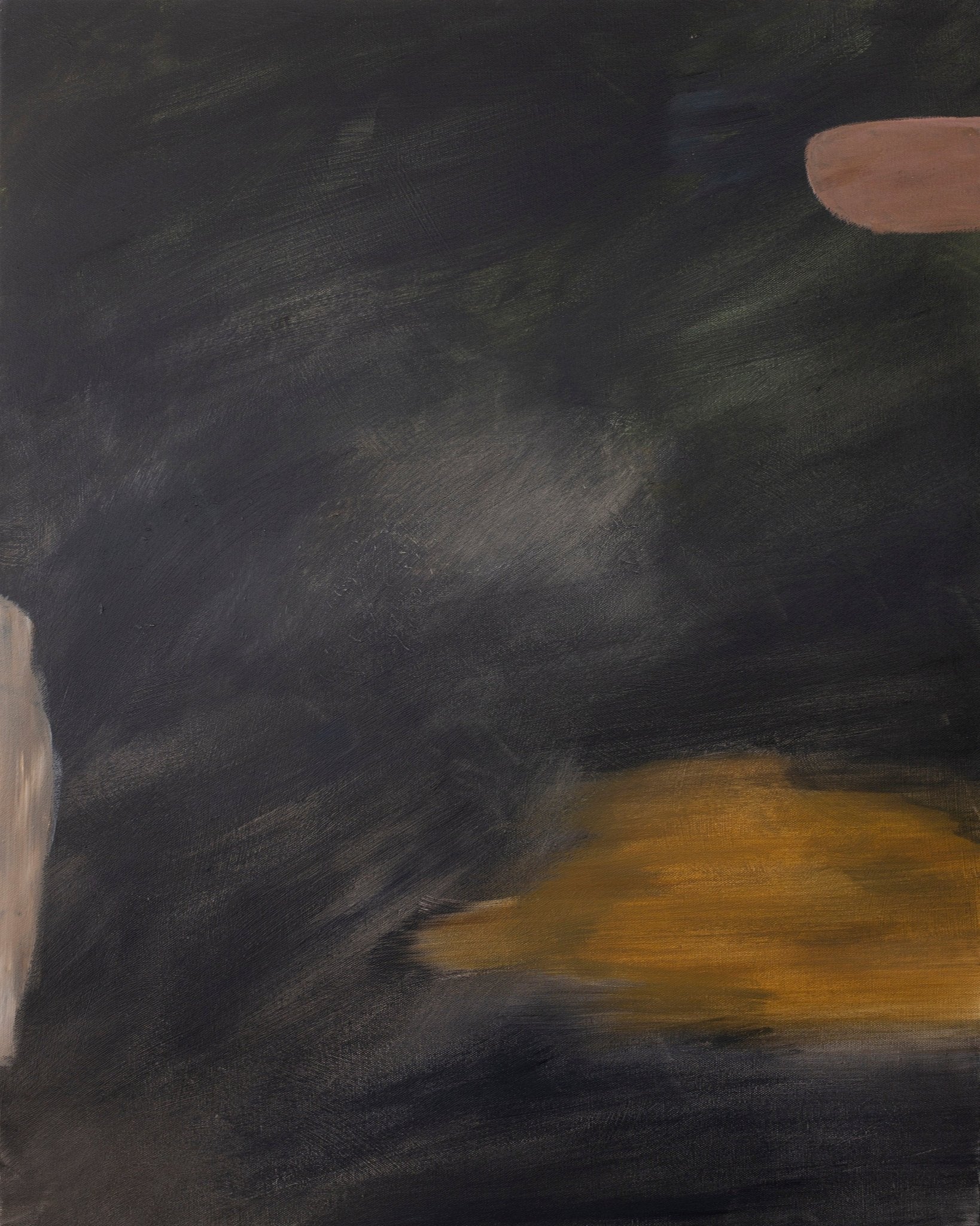 Dark Ochre Abstract