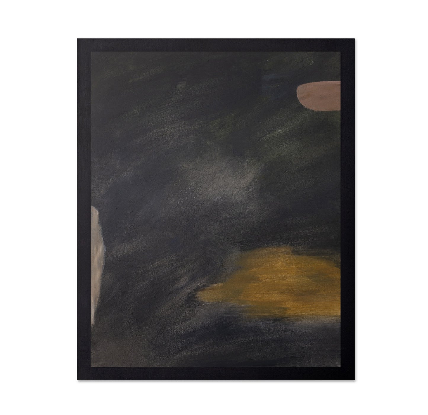 Dark Ochre Abstract