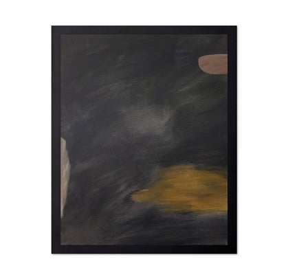 Dark Ochre Abstract