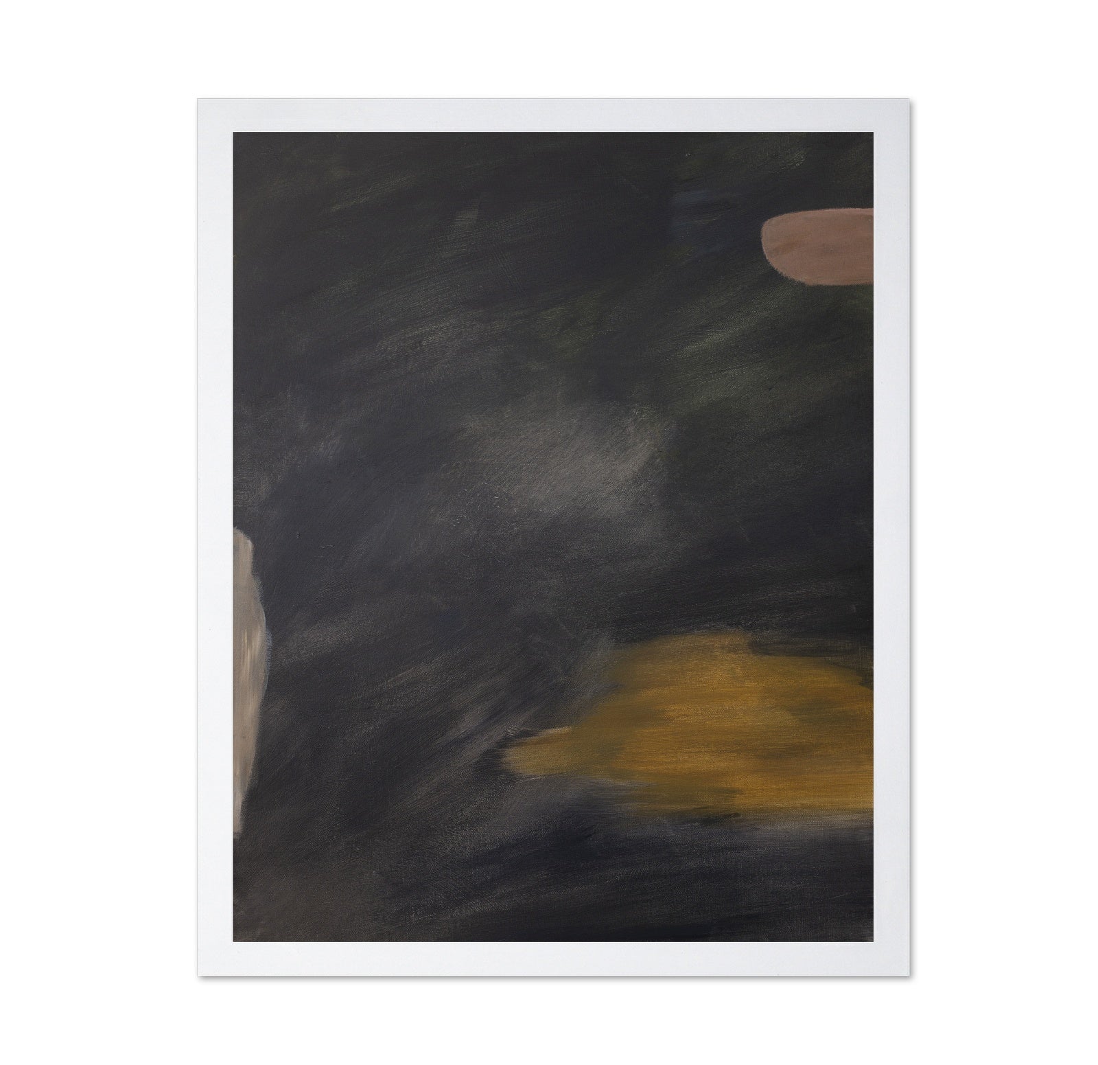 Dark Ochre Abstract