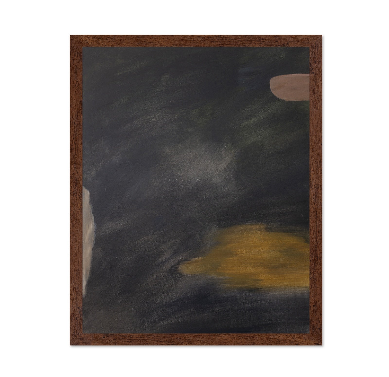 Dark Ochre Abstract