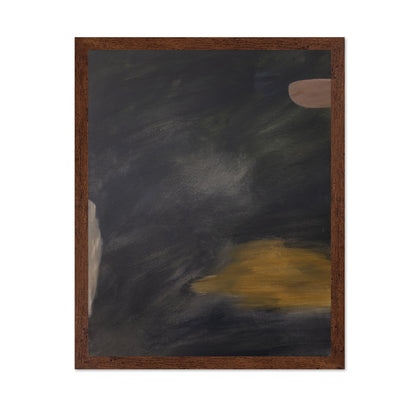 Dark Ochre Abstract