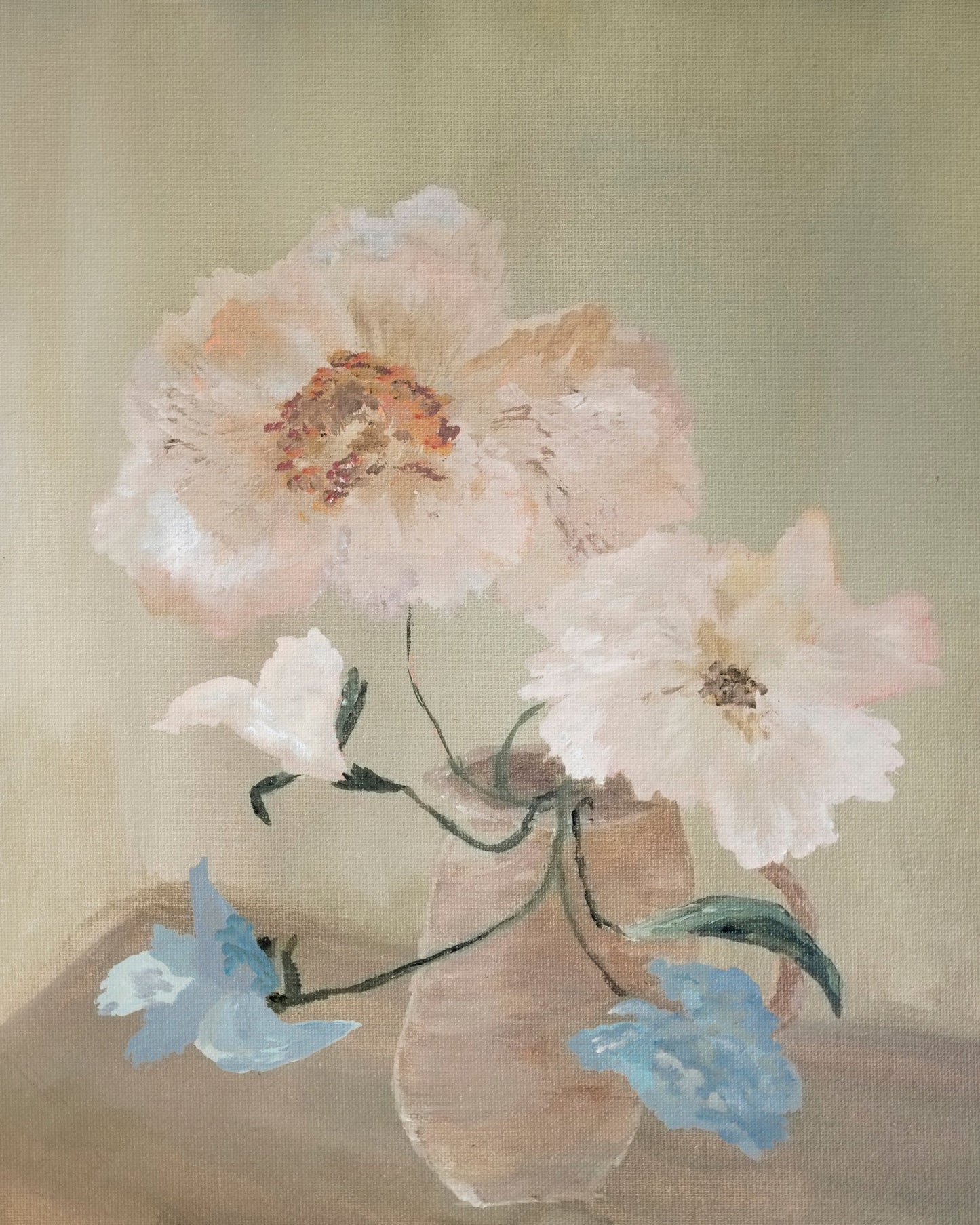 Soft Poppy Still Life