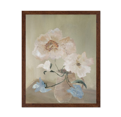 Soft Poppy Still Life