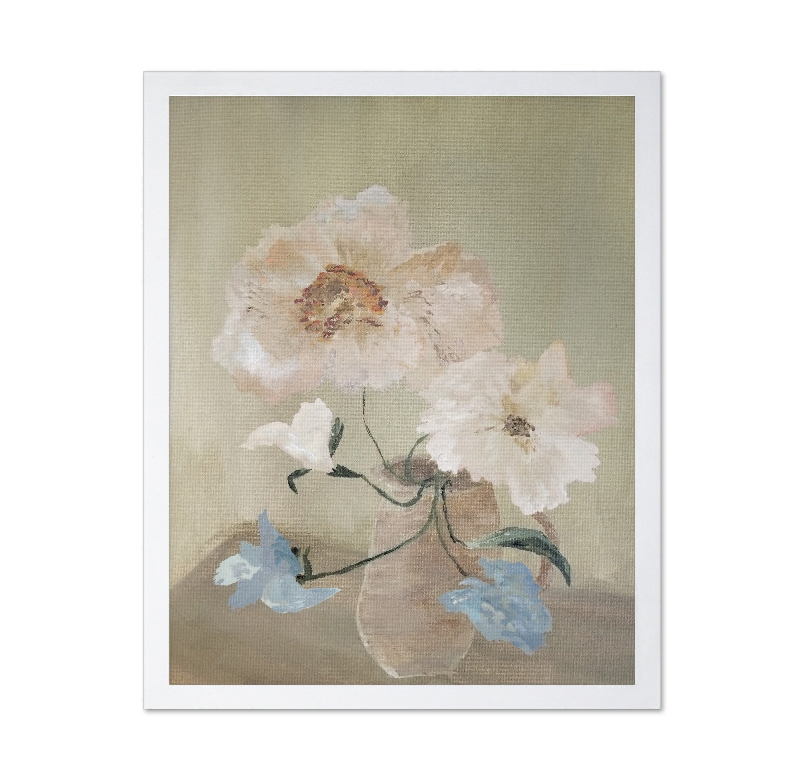 Soft Poppy Still Life