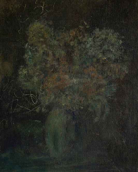 Dark Floral Vase No1