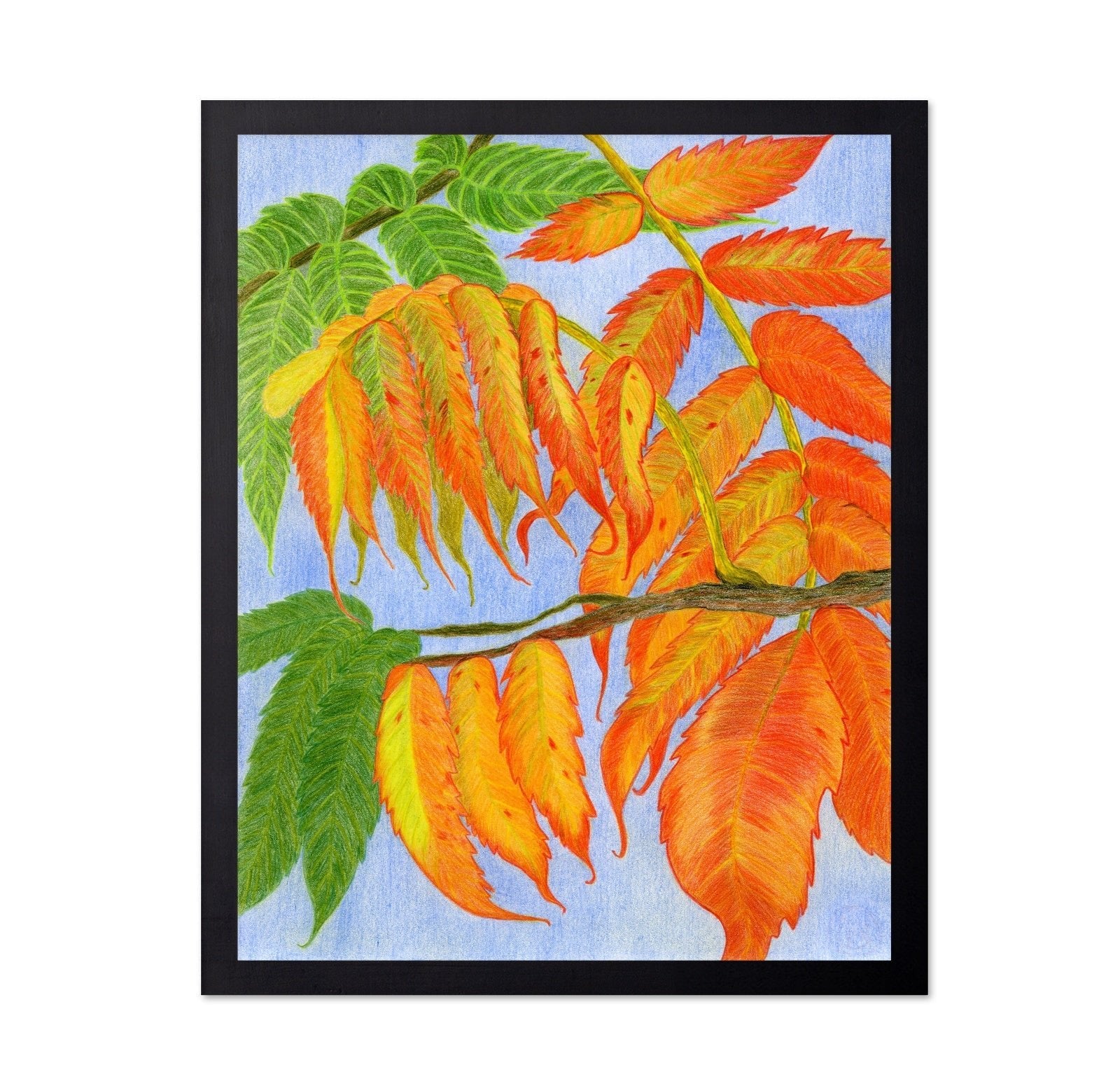 Autumn Leaves Branch
