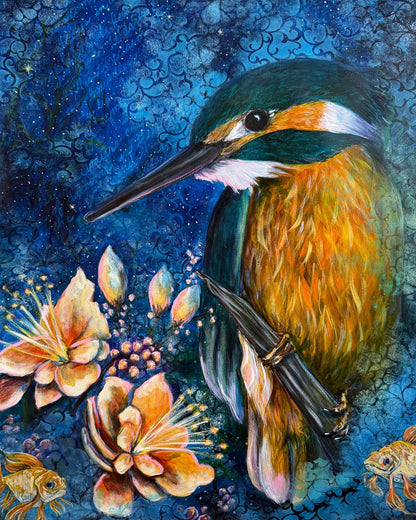 Kingfisher and Goldfish