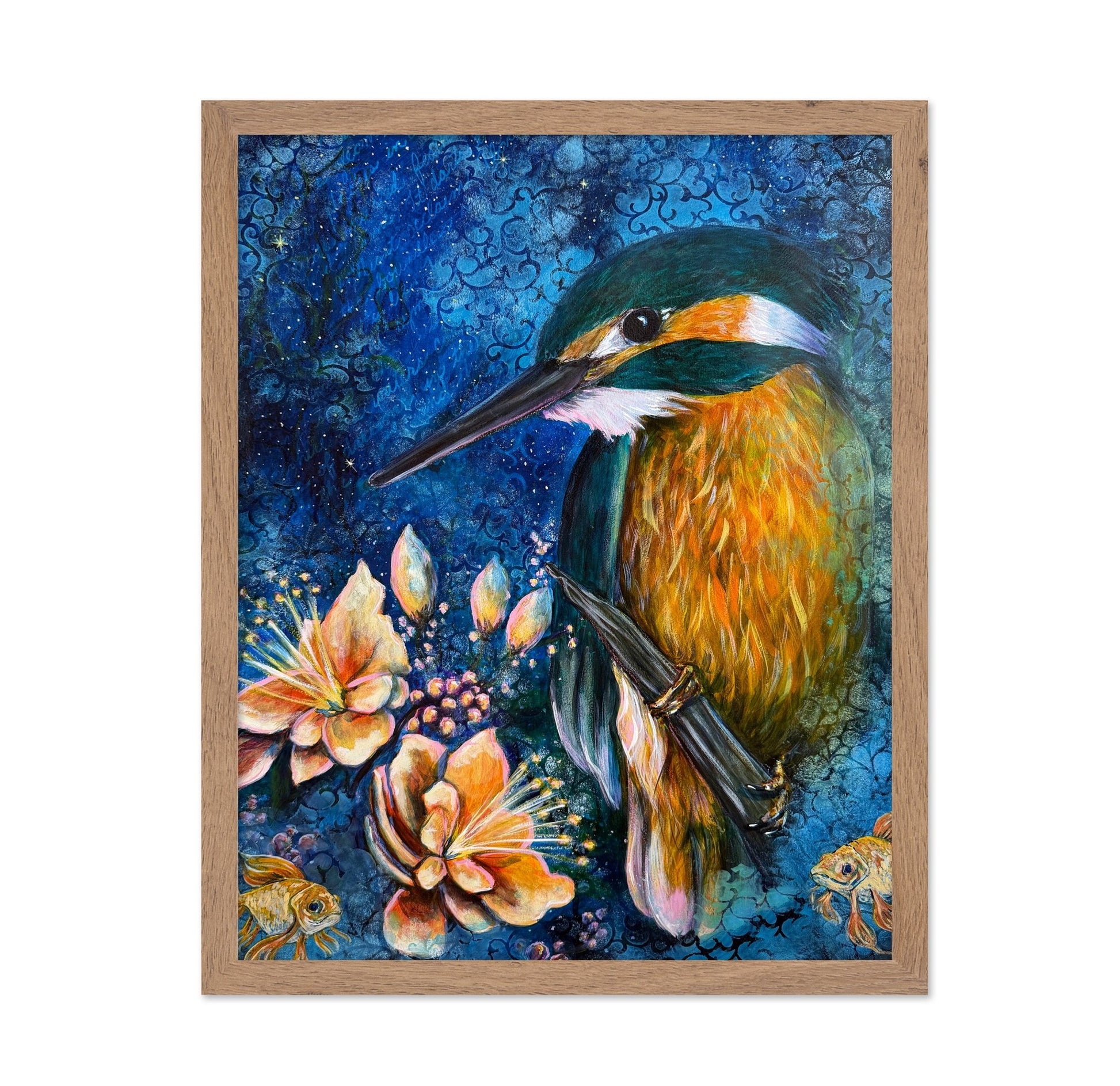 Kingfisher and Goldfish