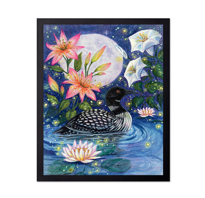 Moonlit Loon Garden