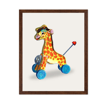 Toy Giraffe Wheels