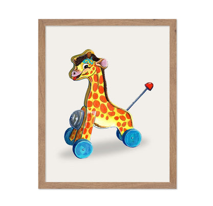 Toy Giraffe Wheels