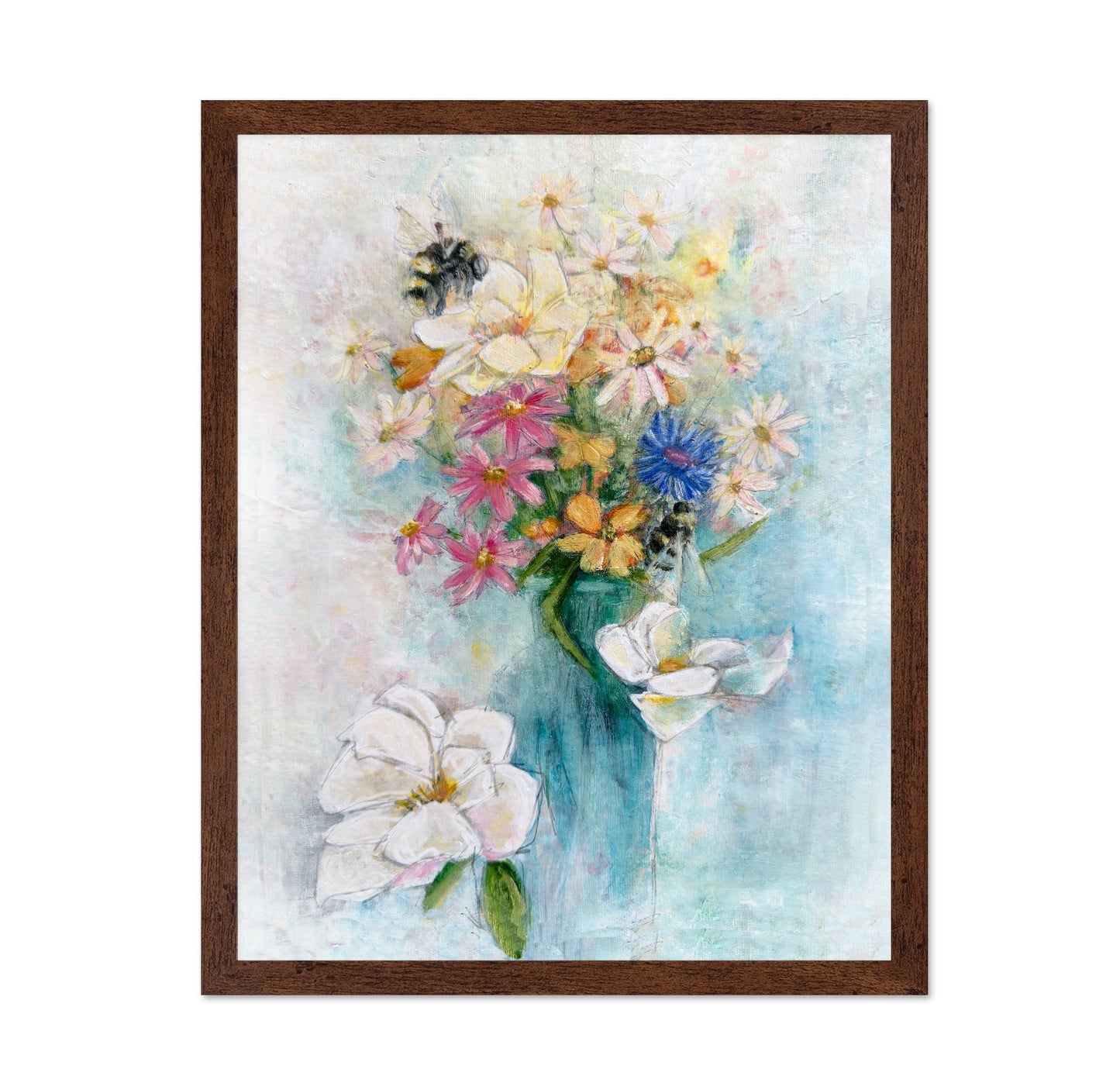 Soft Floral Bees