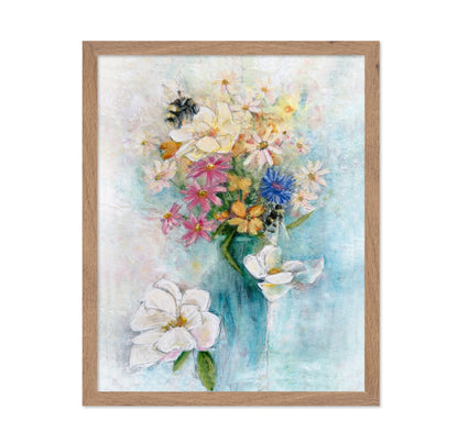 Soft Floral Bees