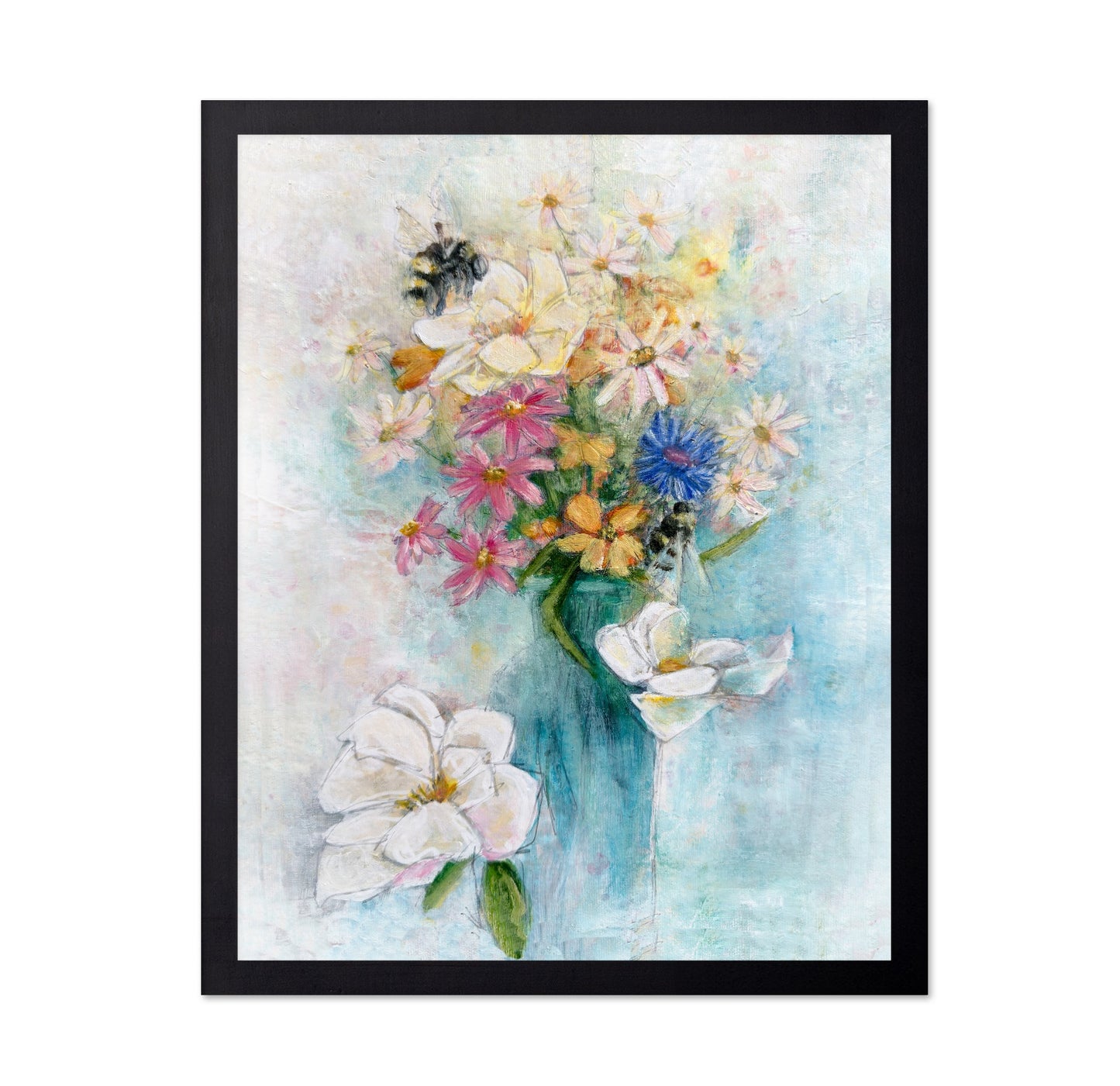 Soft Floral Bees