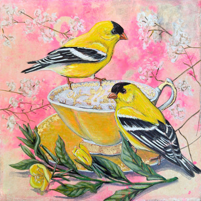 Goldfinch Tea Time