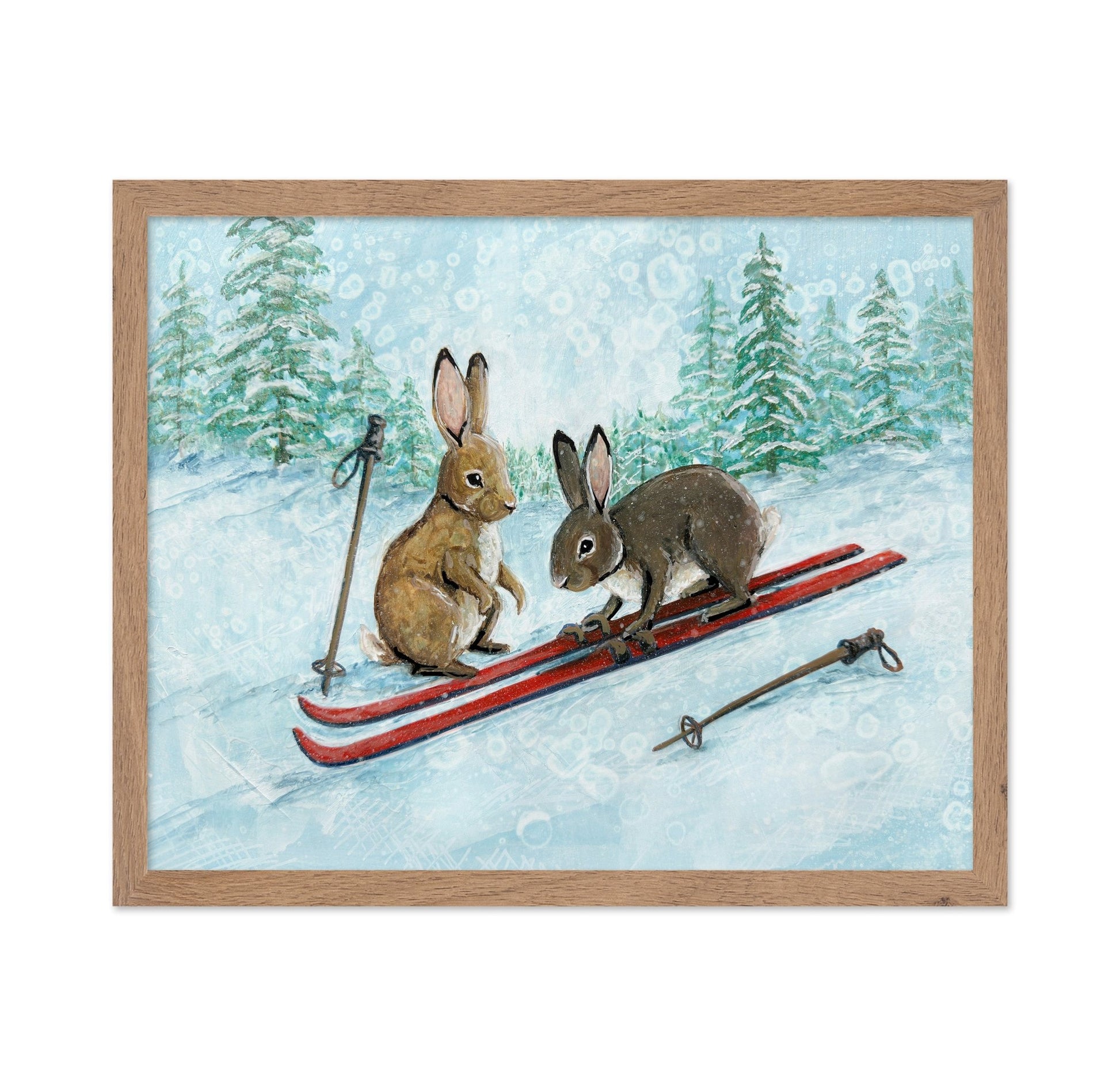 Skiing Rabbits