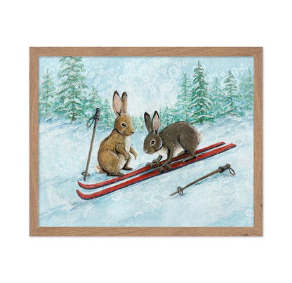 Skiing Rabbits