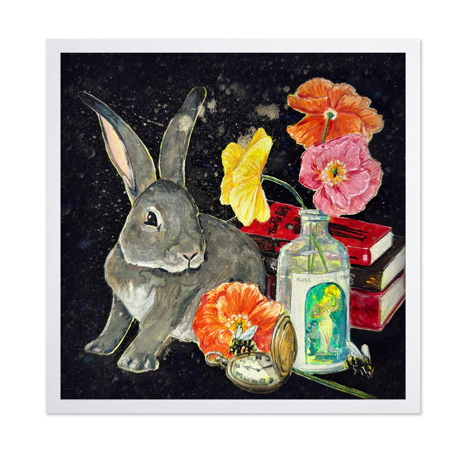 Midnight Bunny Still Life