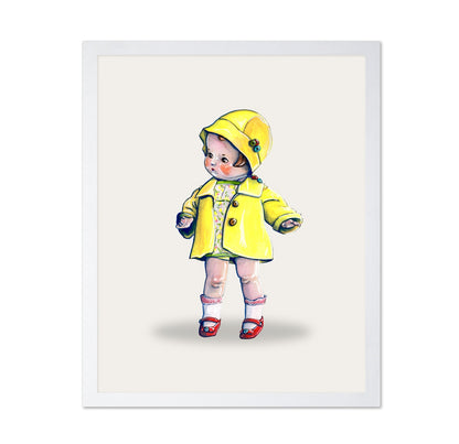 Little Girl In Raincoat