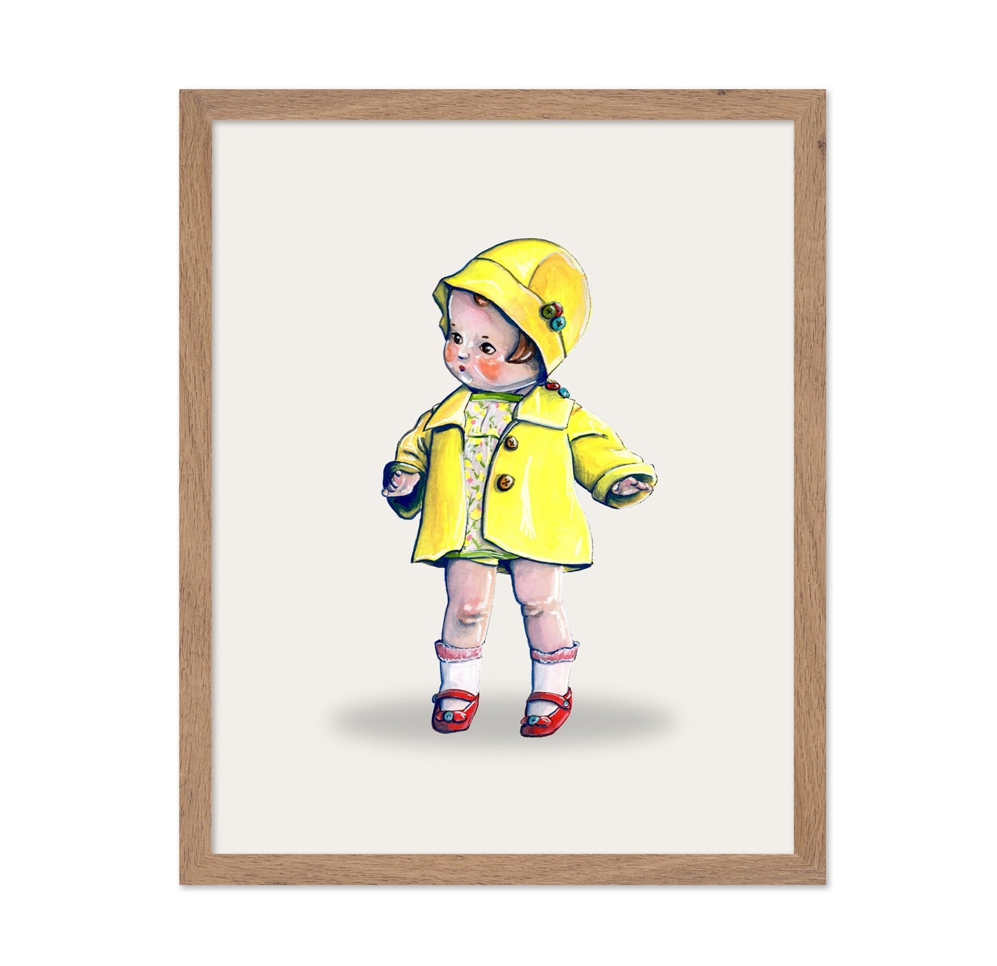 Little Girl In Raincoat