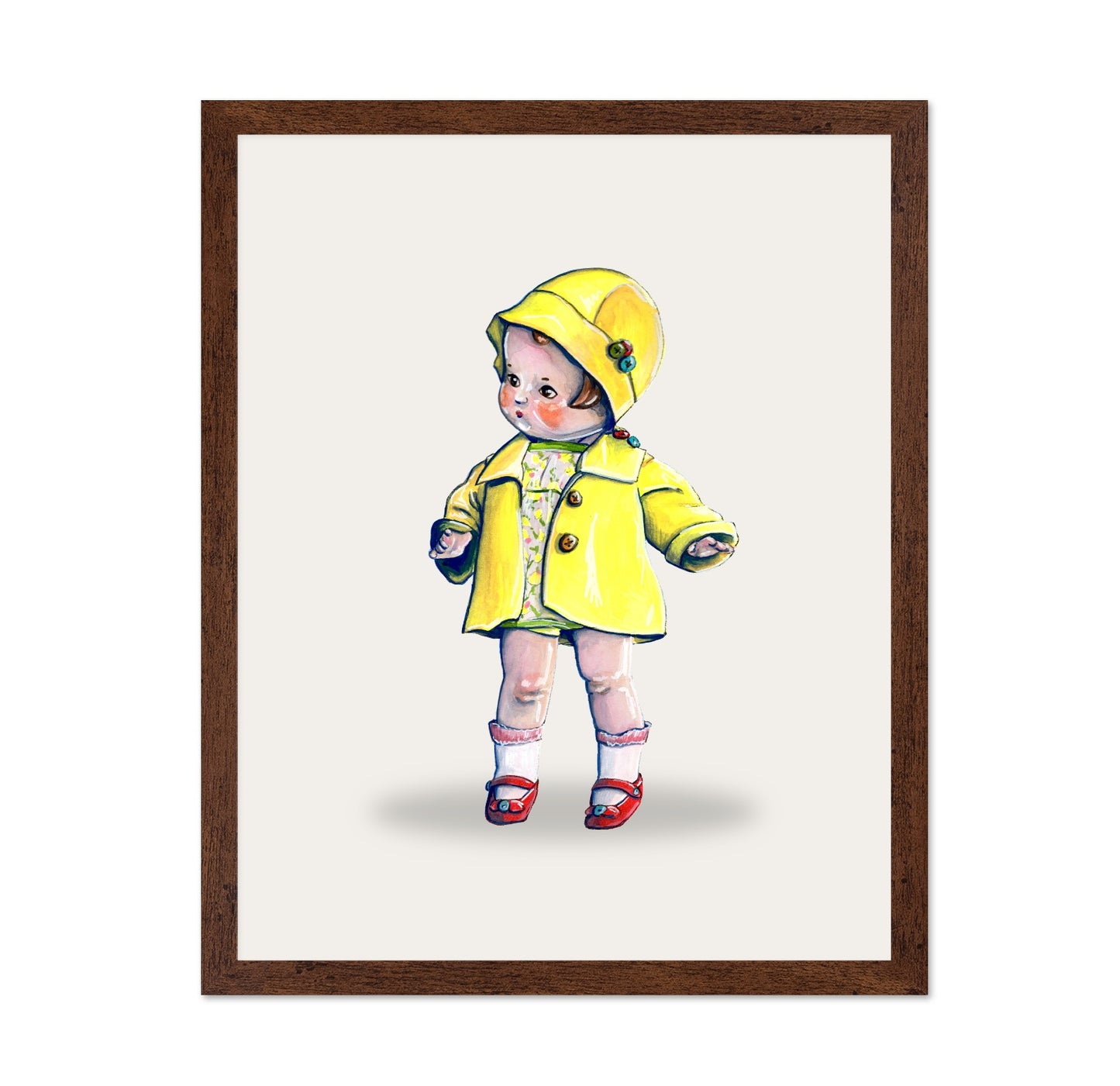 Little Girl In Raincoat