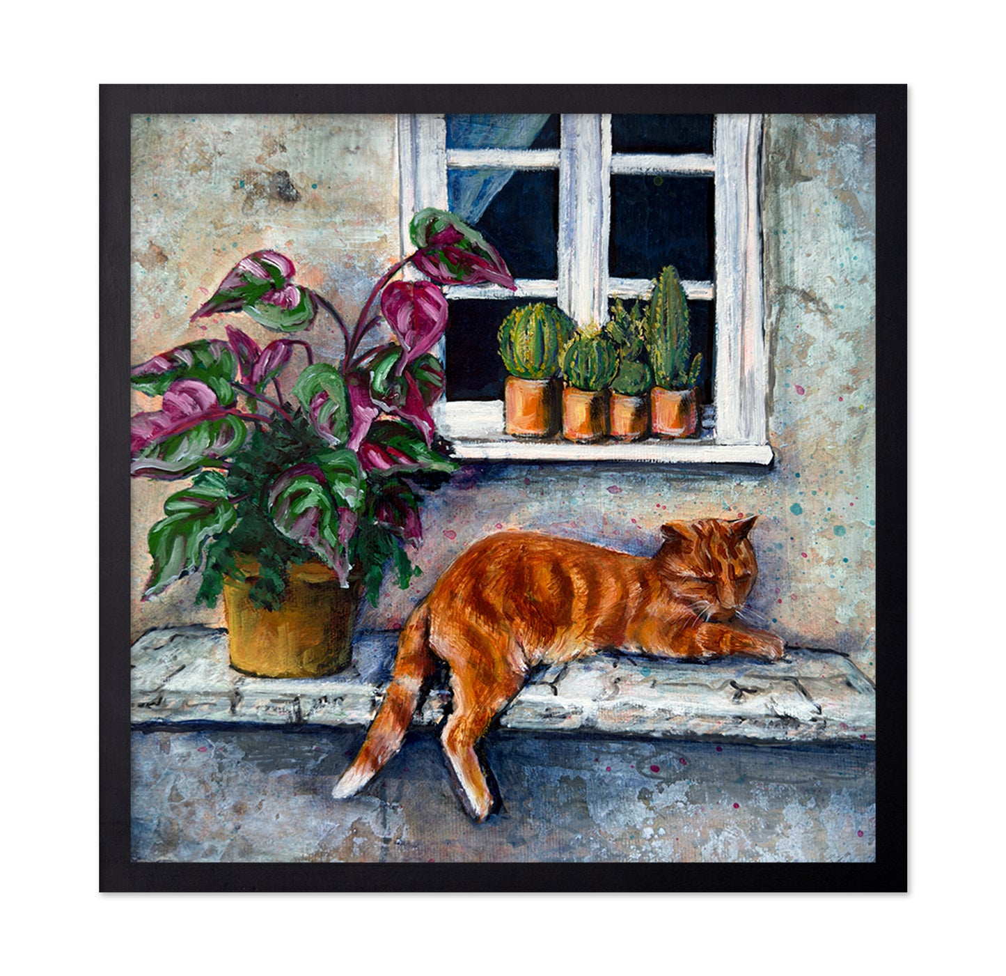 Lazy Window Cat