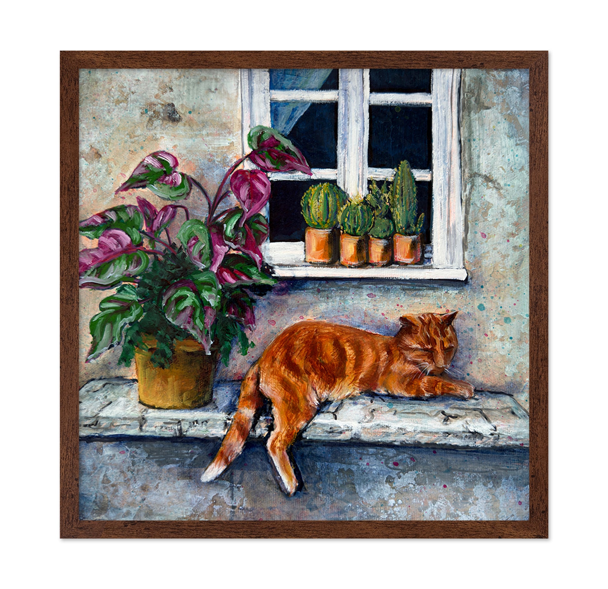 Lazy Window Cat