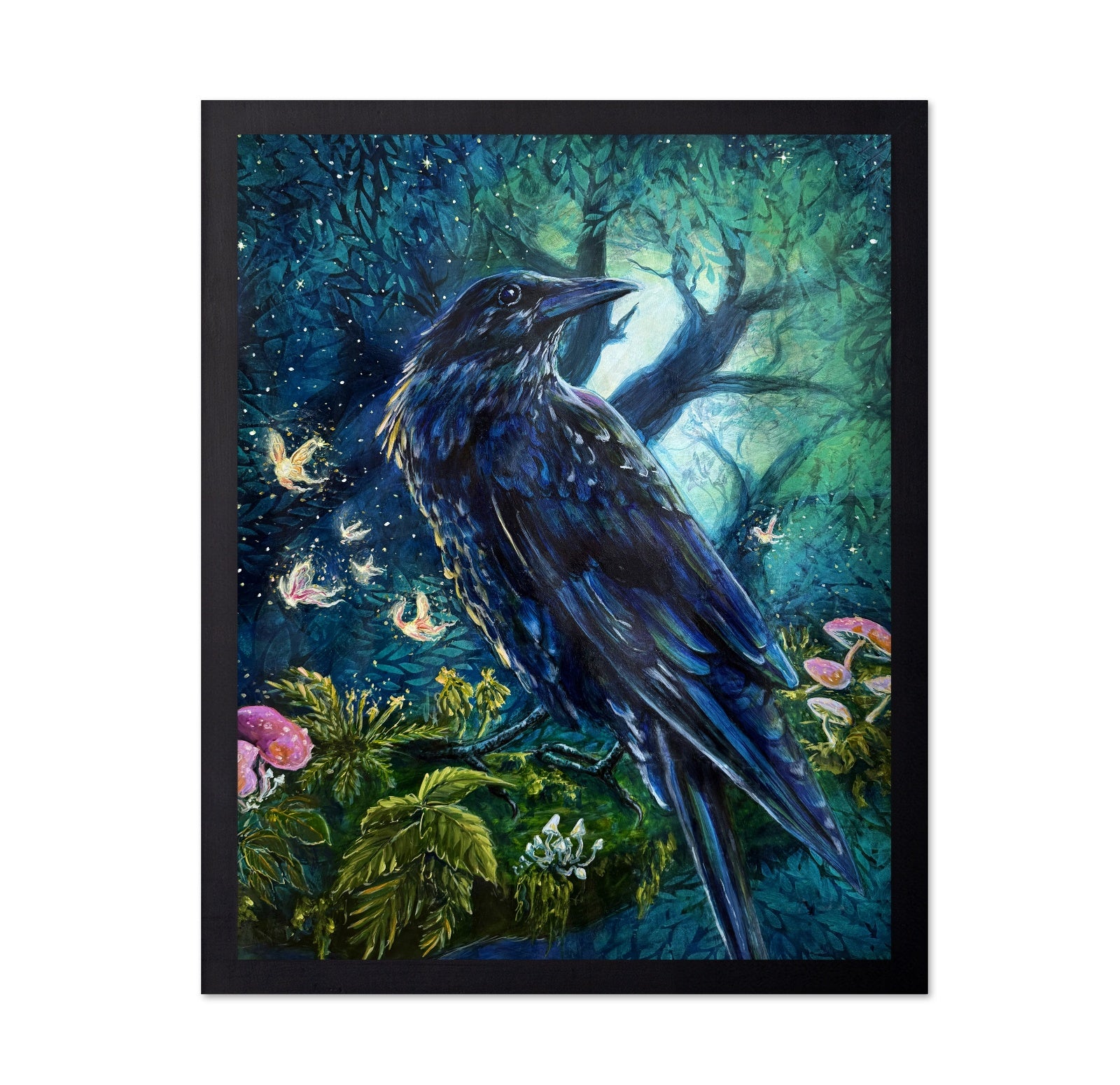 Mystical Forest Raven
