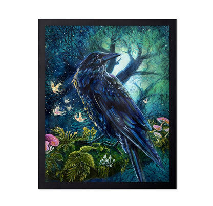 Mystical Forest Raven