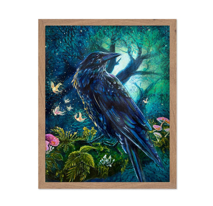 Mystical Forest Raven