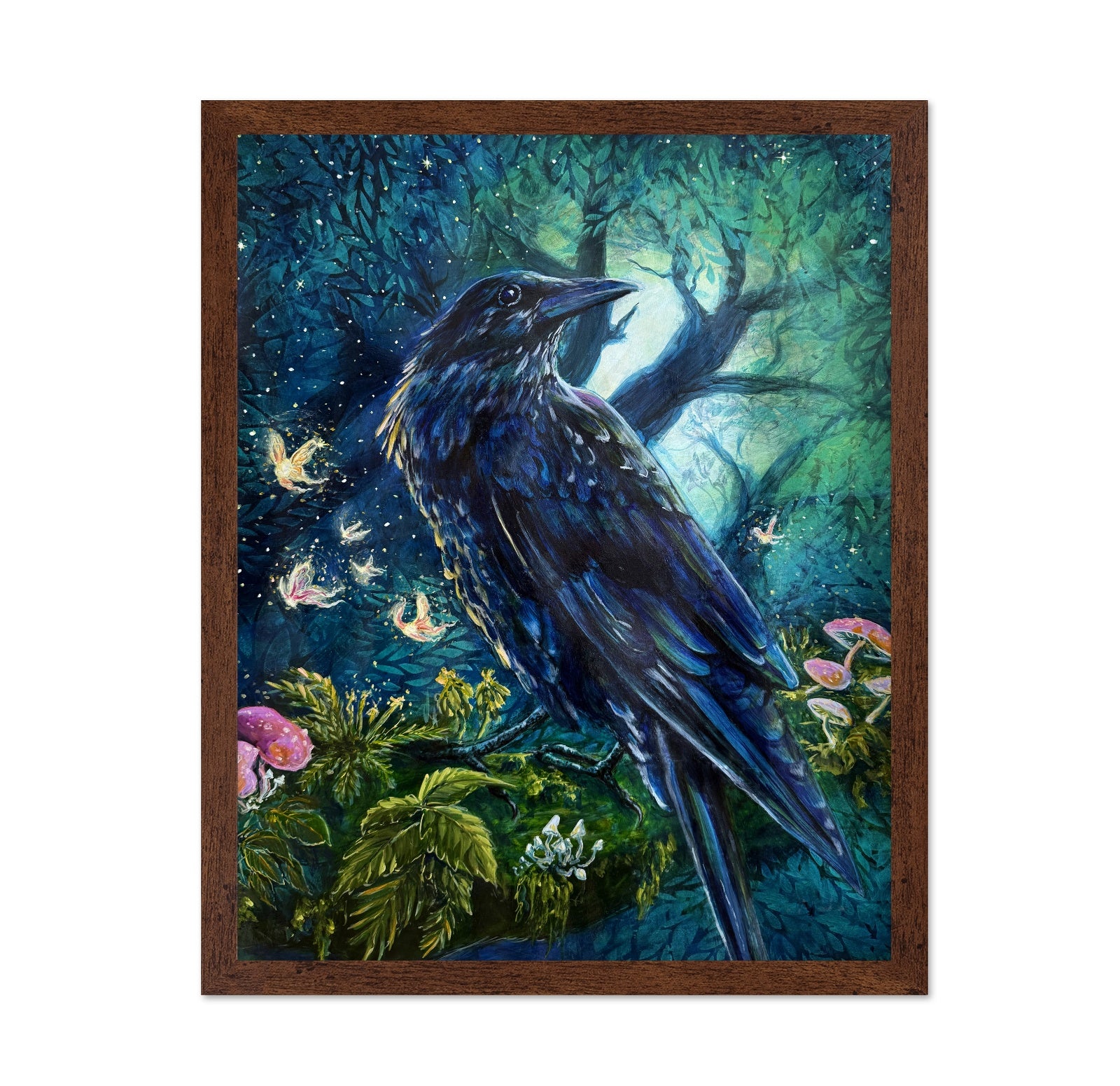 Mystical Forest Raven
