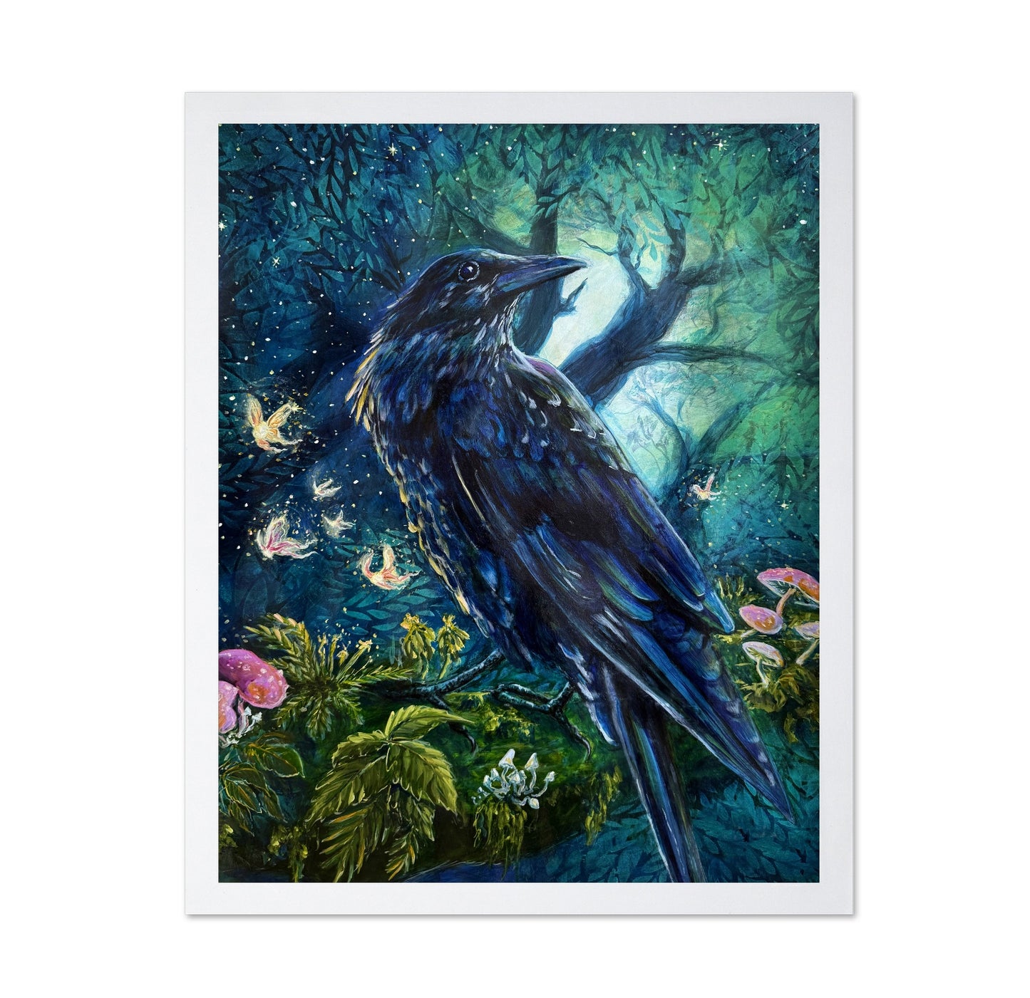 Mystical Forest Raven
