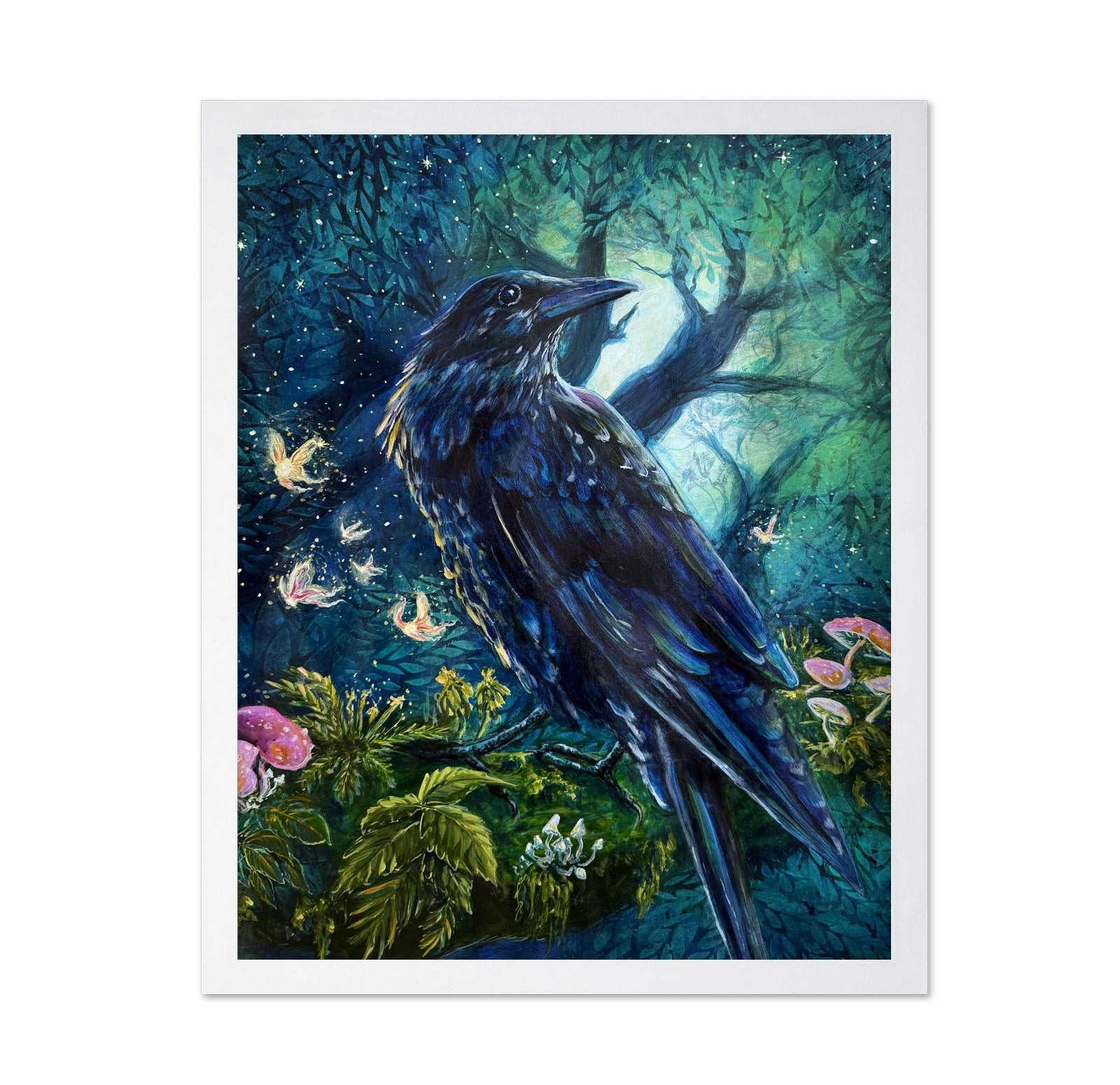 Mystical Forest Raven