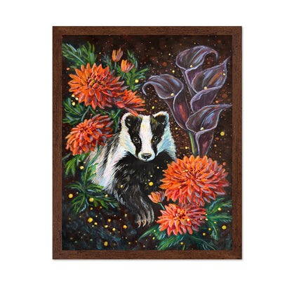 Badger Floral Night